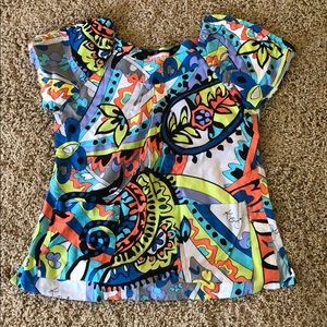koi scrub top